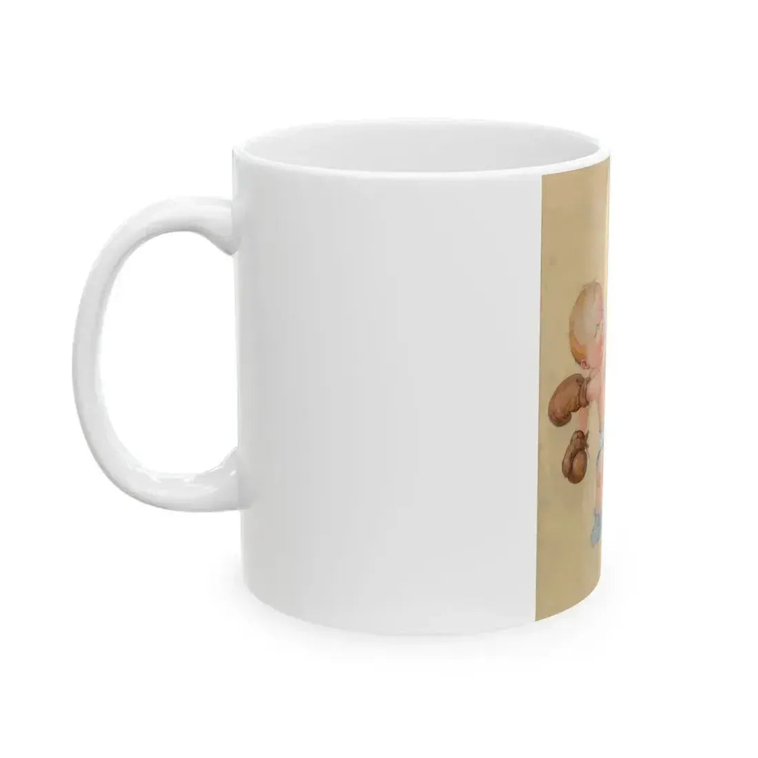 Boxing the World - White Coffee Mug - Go Mug Yourself