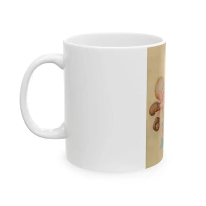 Boxing the World - White Coffee Mug - Go Mug Yourself