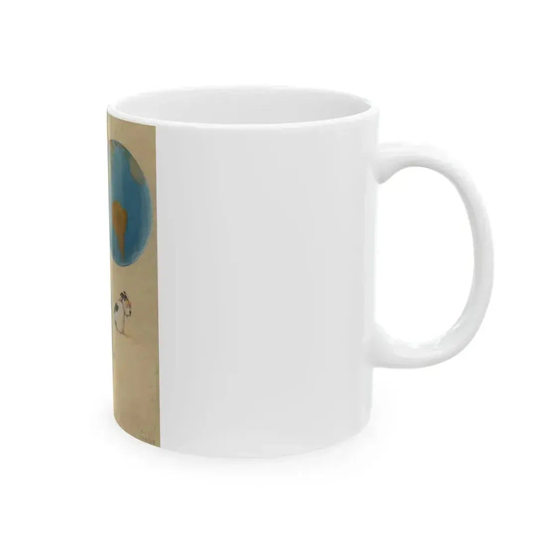 Boxing the World - White Coffee Mug - Go Mug Yourself