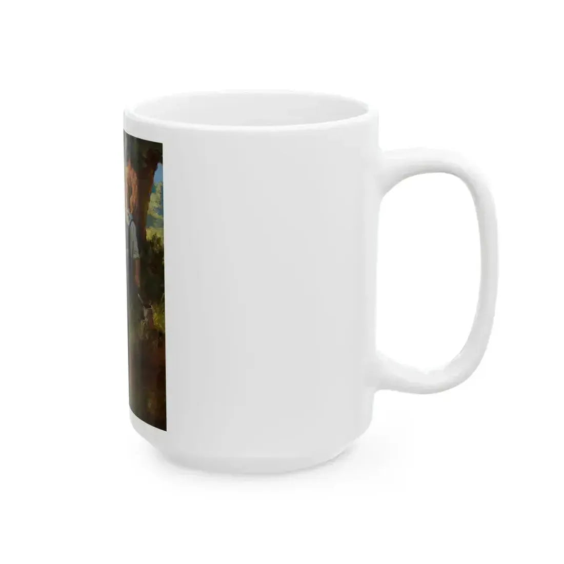 Boy Fishing - White Coffee Mug - Go Mug Yourself