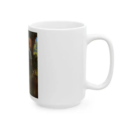 Boy Fishing - White Coffee Mug - Go Mug Yourself