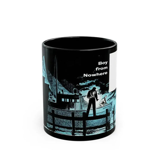 Boy from Nowhere, Bluebook Magazine, March 1954 - Black Coffee Mug 11oz - Go Mug Yourself