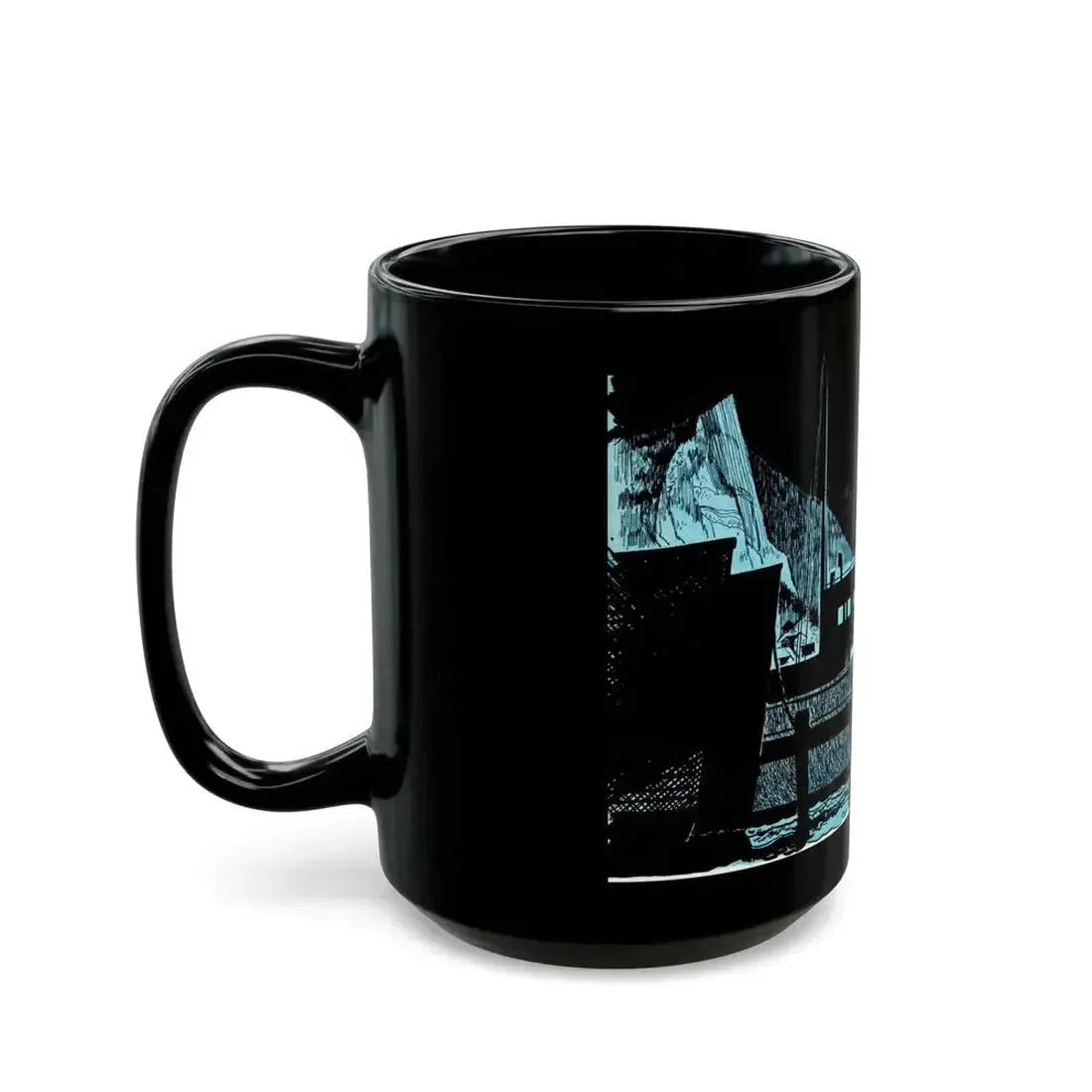 Boy from Nowhere, Bluebook Magazine, March 1954 - Black Coffee Mug - Go Mug Yourself
