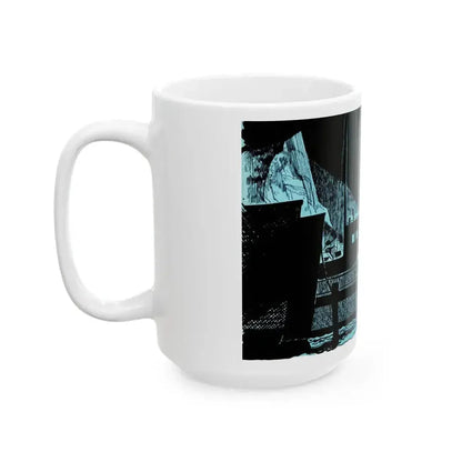 Boy from Nowhere, Bluebook Magazine, March 1954 - White Coffee Mug - Go Mug Yourself