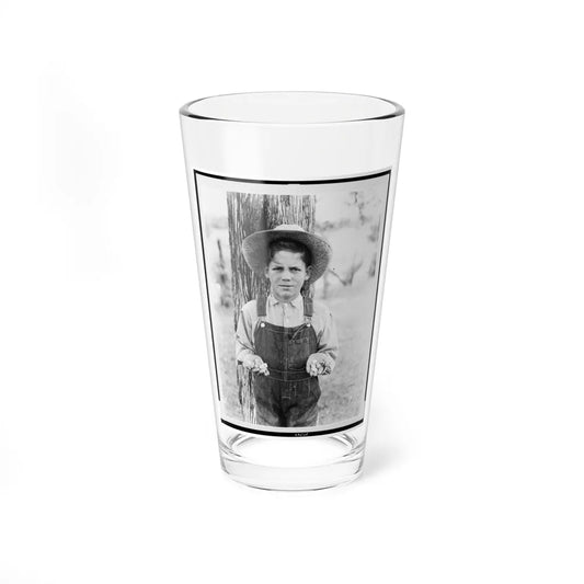 Boy Holding Union And Confederate Bullets, Perryville Battlefield, Perryville, Boyle County, Kentucky (U.S. Civil War) Pint Glass 16oz-16oz-Go Mug Yourself