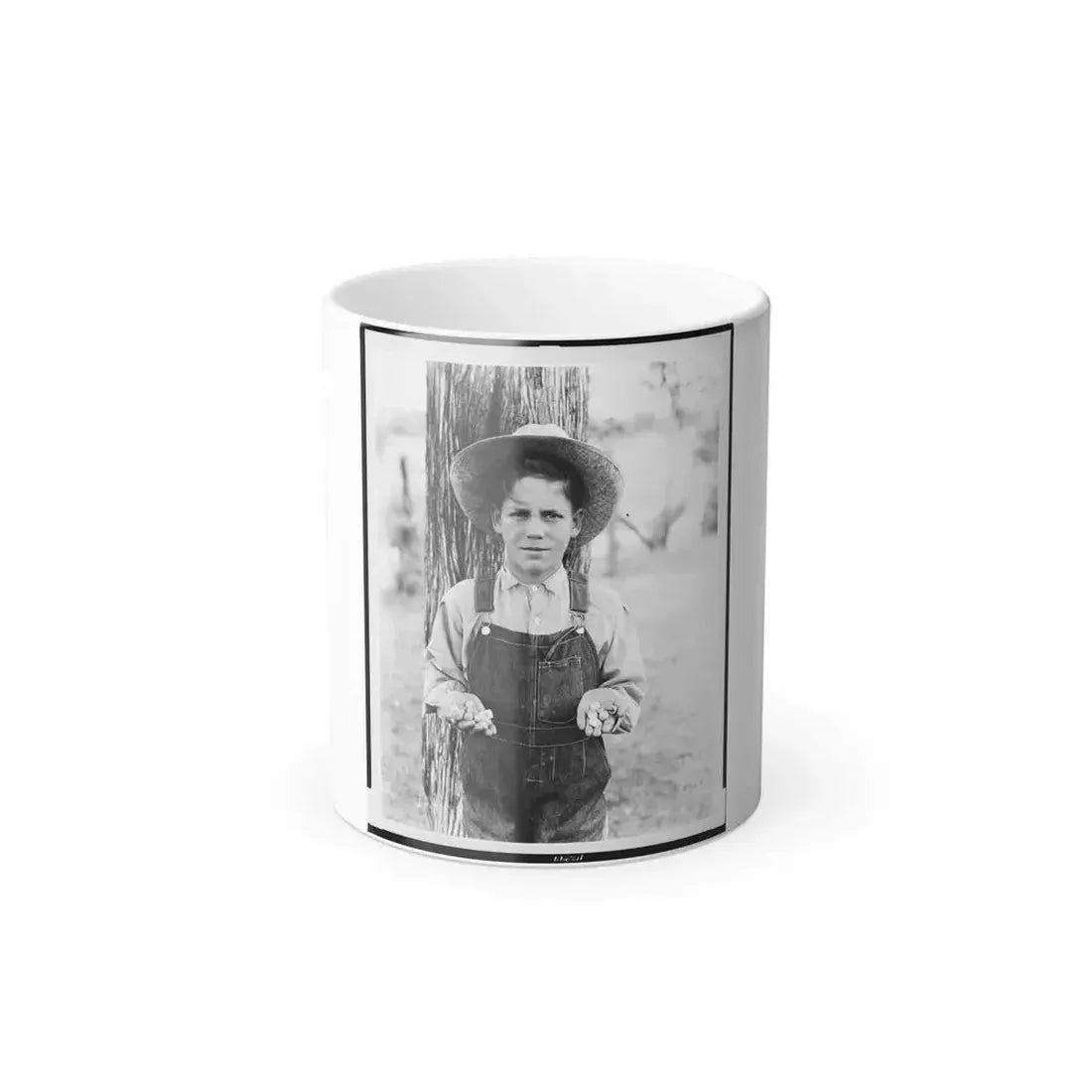 Boy Holding Union and Confederate Bullets, Perryville Battlefield, Perryville, Boyle County, Kentucky (U.S. Civil War) Color Changing Coffee Mug 11oz Default Title 11oz - Go Mug Yourself