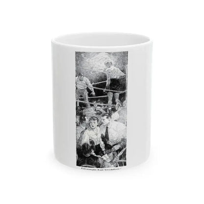 Boy In A Hurry (1), Blue Book Magazine, February 1946 - White Coffee Mug 11oz - Go Mug Yourself