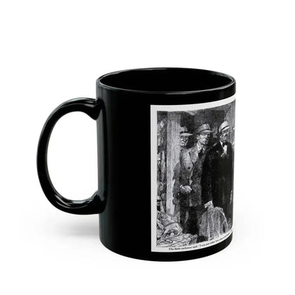 Boy In A Hurry (2), Blue Book Magazine, February 1946 - Black Coffee Mug - Go Mug Yourself