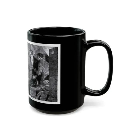Boy In A Hurry (2), Blue Book Magazine, February 1946 - Black Coffee Mug - Go Mug Yourself