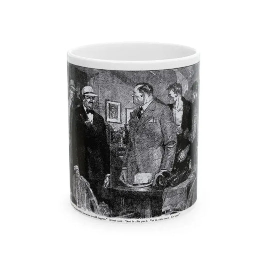 Boy In A Hurry (2), Blue Book Magazine, February 1946 - White Coffee Mug 11oz - Go Mug Yourself