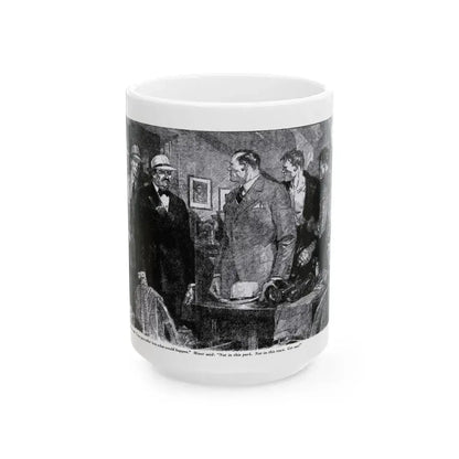 Boy In A Hurry (2), Blue Book Magazine, February 1946 - White Coffee Mug 15oz - Go Mug Yourself