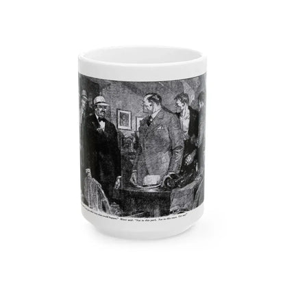 Boy In A Hurry (2), Blue Book Magazine, February 1946 - White Coffee Mug 15oz - Go Mug Yourself