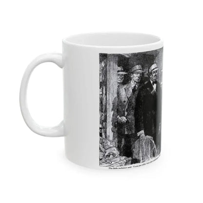 Boy In A Hurry (2), Blue Book Magazine, February 1946 - White Coffee Mug - Go Mug Yourself