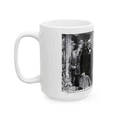 Boy In A Hurry (2), Blue Book Magazine, February 1946 - White Coffee Mug - Go Mug Yourself