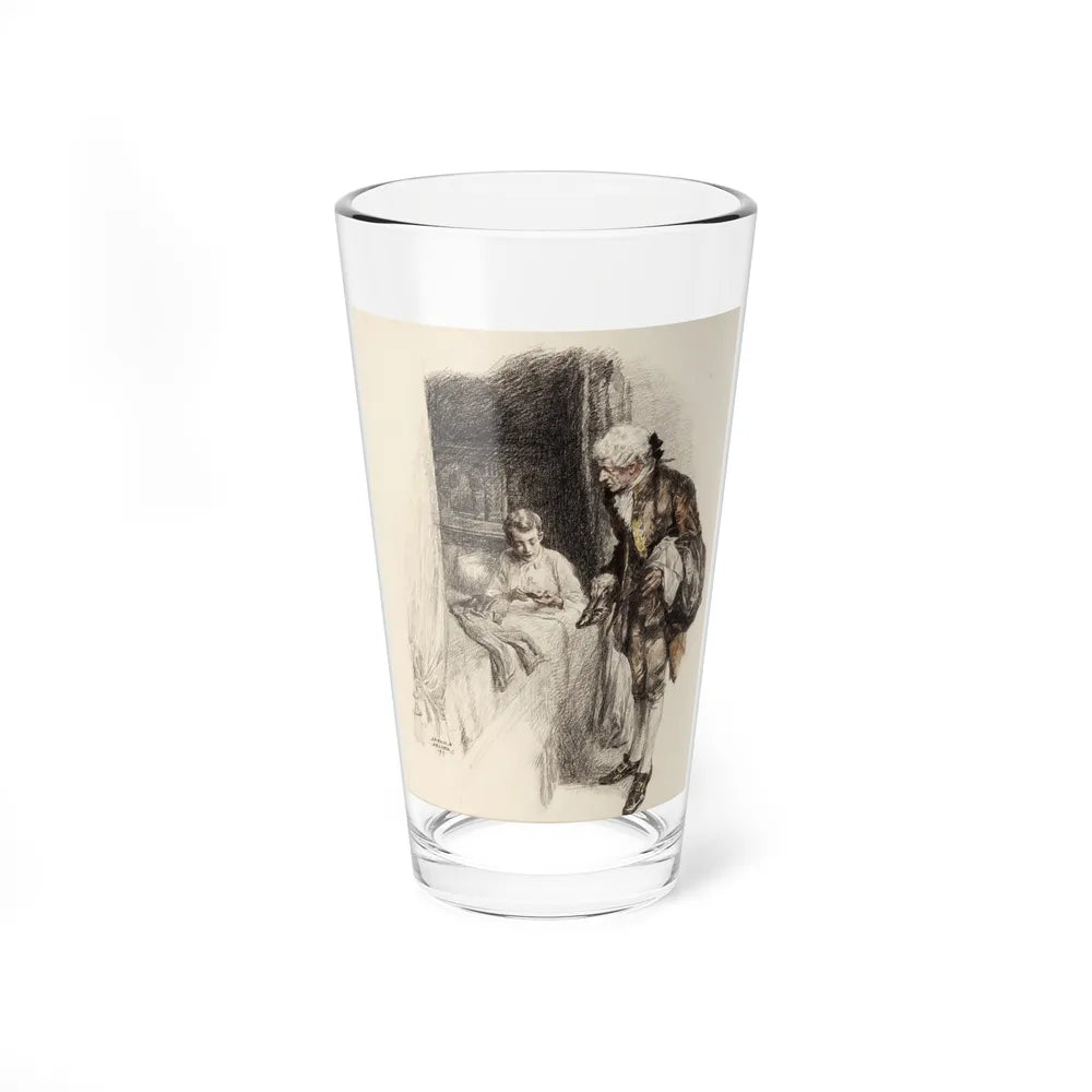 Boy Ruler and Servant (1917) (Magazine Illustration) Pint Glass 16oz-16oz-Go Mug Yourself