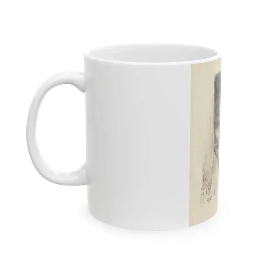 Boy Ruler and Servant (1917) - White Coffee Mug - Go Mug Yourself