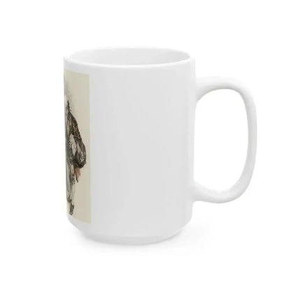 Boy Ruler and Servant (1917) - White Coffee Mug - Go Mug Yourself