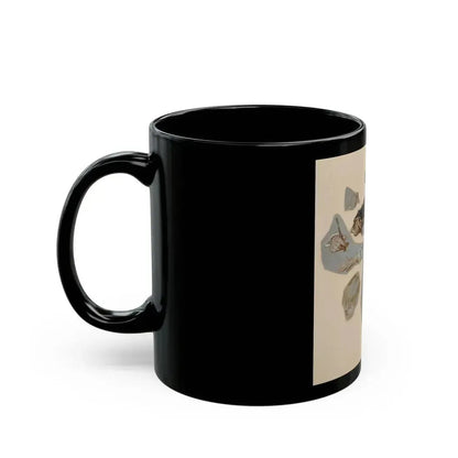 Boy's Letter to Santa, The Saturday Evening Post cover study, 1914 - Black Coffee Mug - Go Mug Yourself