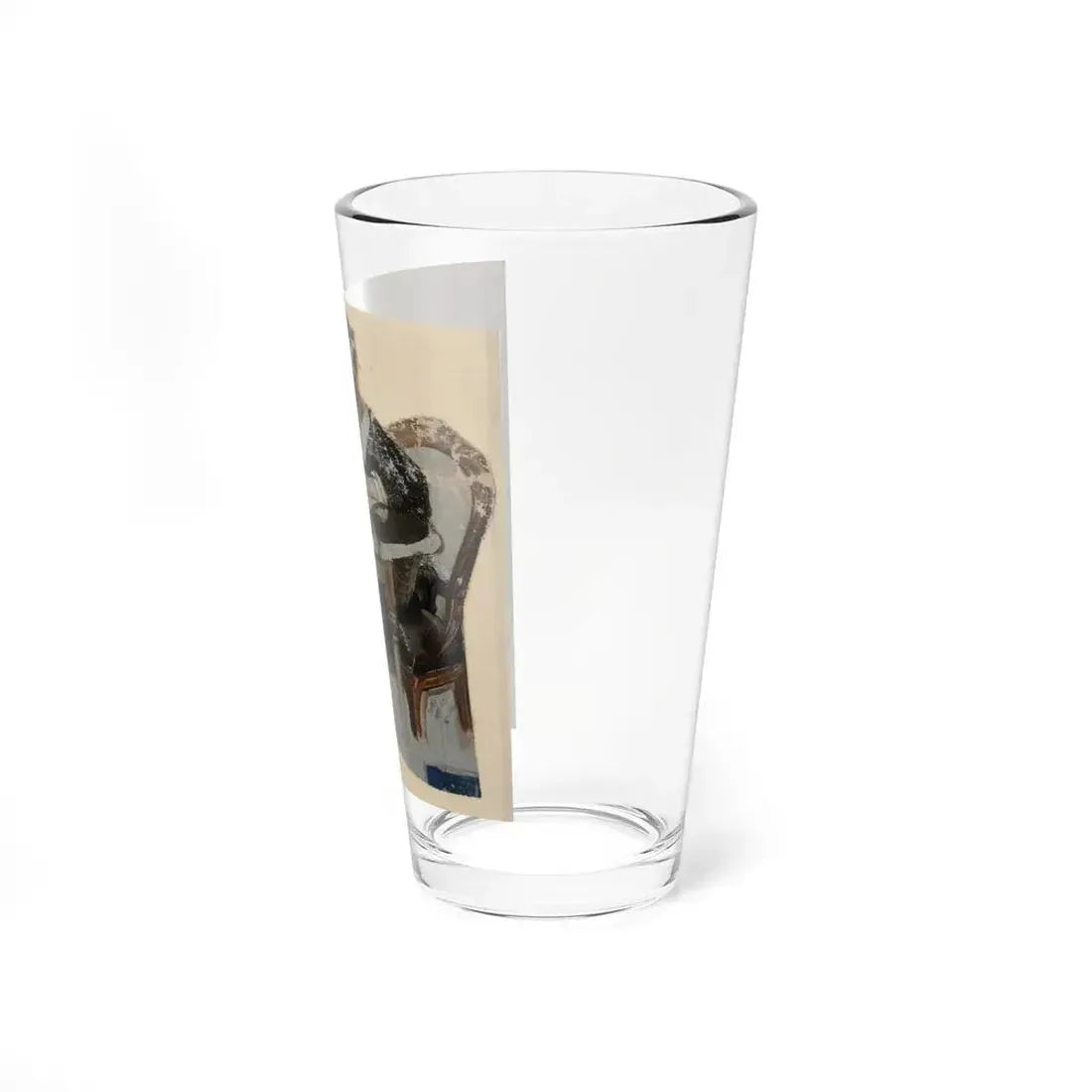 Boy's Letter to Santa, The Saturday Evening Post cover study, 1914 (Magazine Illustration) Pint Glass 16oz - Go Mug Yourself