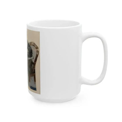 Boy's Letter to Santa, The Saturday Evening Post cover study, 1914 - White Coffee Mug - Go Mug Yourself