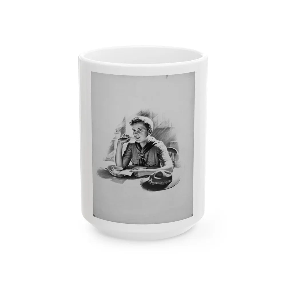 Boy Scout (1943) - White Coffee Mug-15oz-Go Mug Yourself