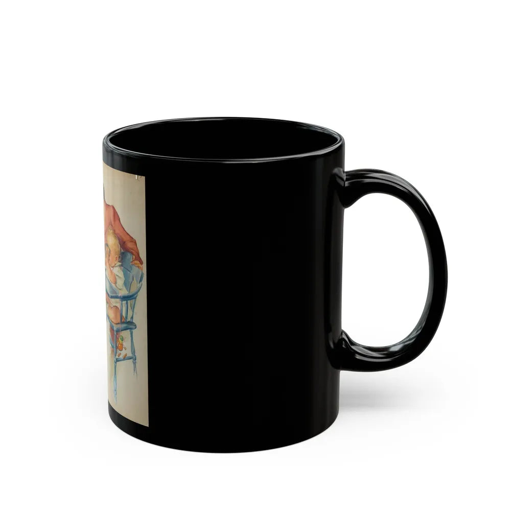 Boy Scout Illustration - Black Coffee Mug-Go Mug Yourself