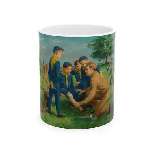 Boy Scouts - A Learning Opportunity - White Coffee Mug 11oz - Go Mug Yourself