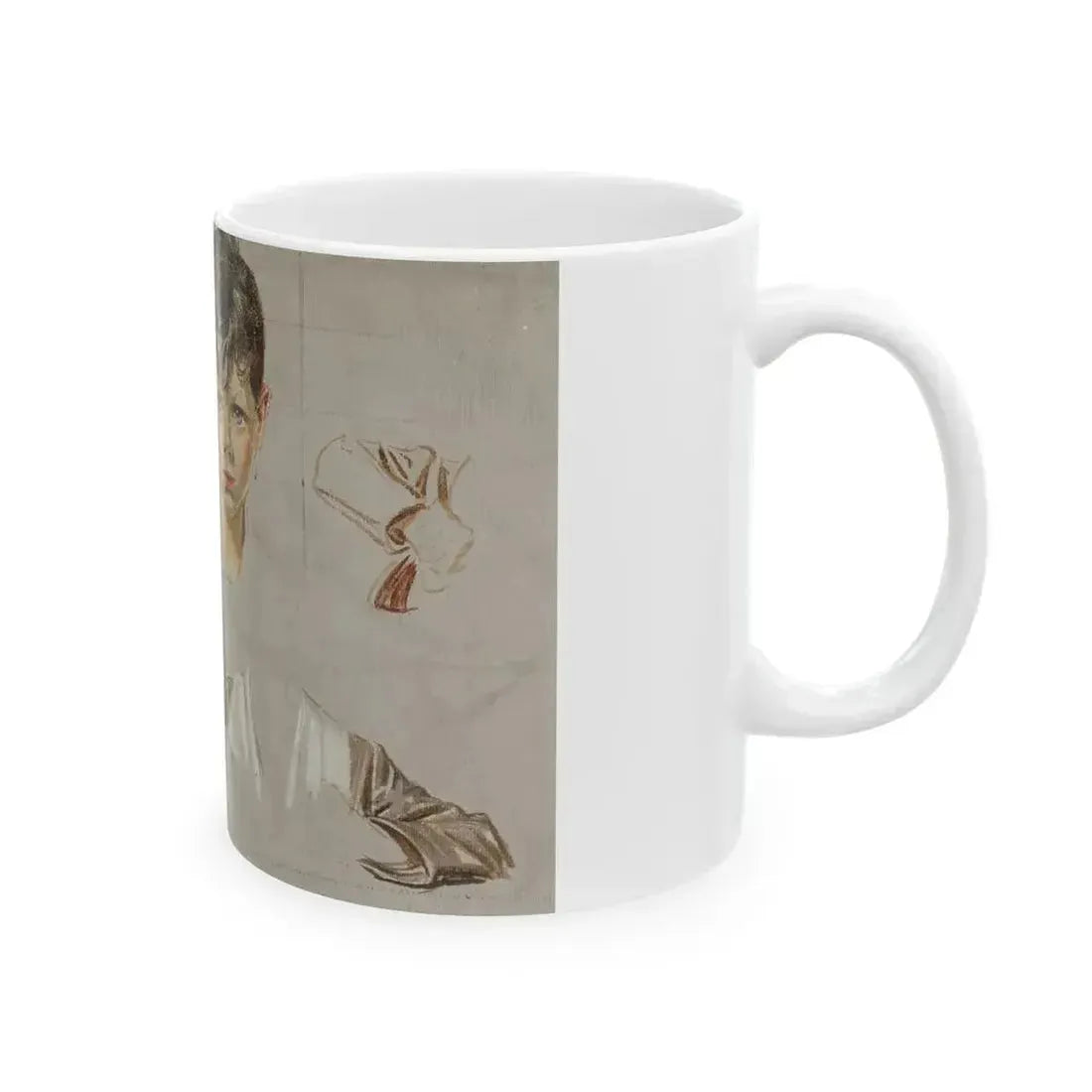 Boy study - White Coffee Mug - Go Mug Yourself
