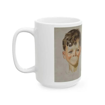 Boy study - White Coffee Mug - Go Mug Yourself