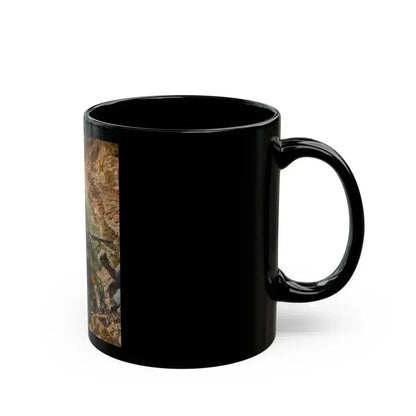Boy with Molotov Cocktail, Russia Invades Germany - Black Coffee Mug - Go Mug Yourself