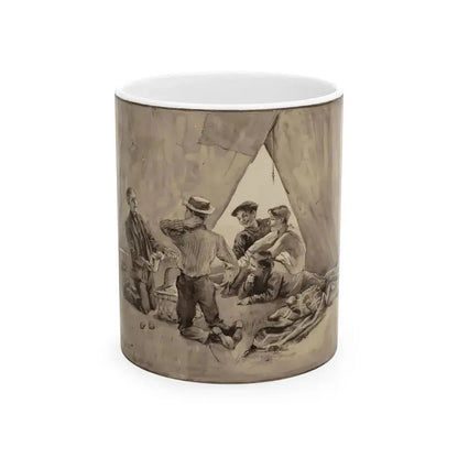 Boys and their Tents, 1894 - White Coffee Mug 11oz - Go Mug Yourself