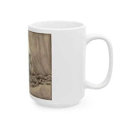 Boys and their Tents, 1894 - White Coffee Mug - Go Mug Yourself