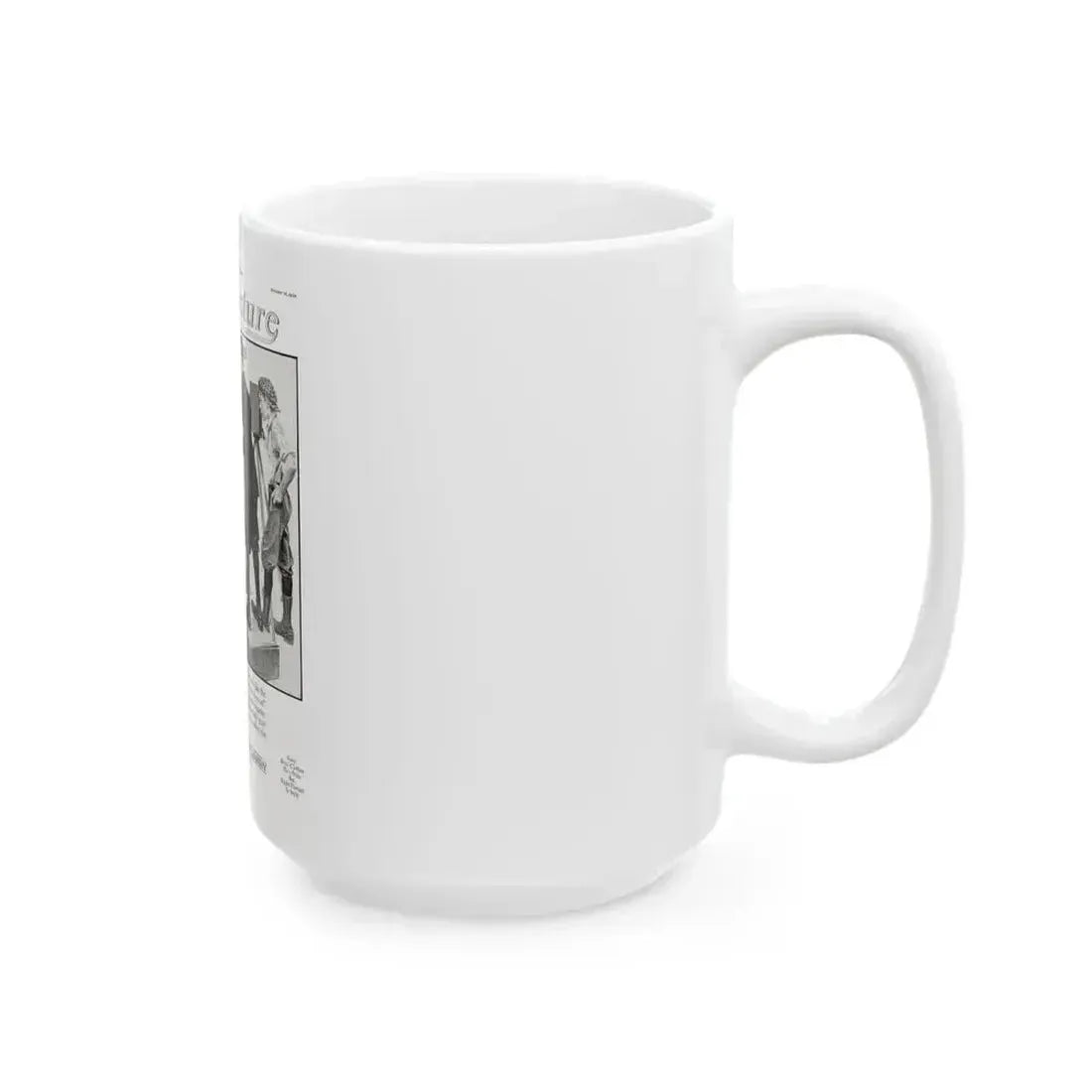 Boys' Clothes ad, The Saturday Evening Post, October 16, 1920 - White Coffee Mug - Go Mug Yourself