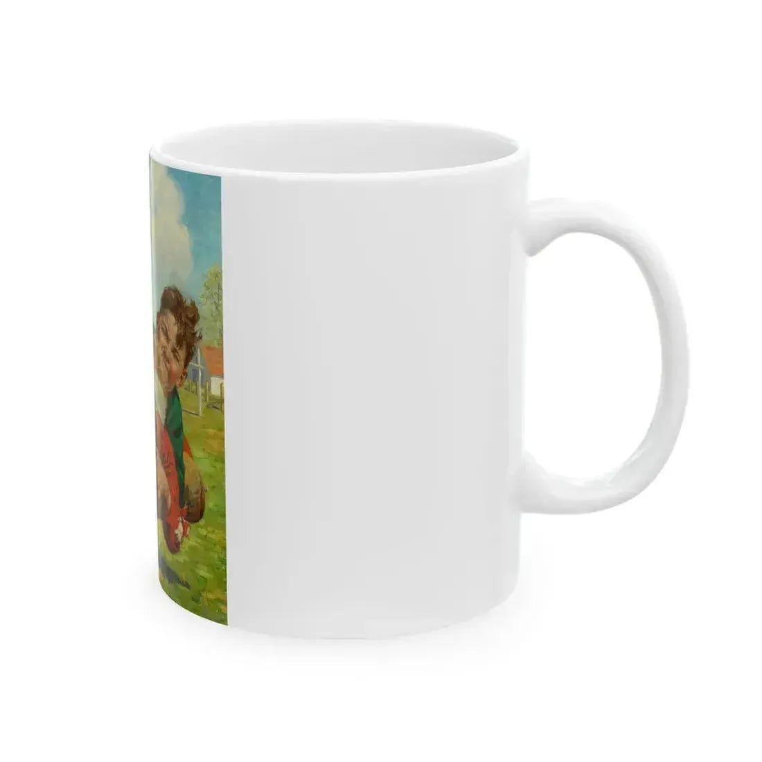 Boys Football Tackle - White Coffee Mug - Go Mug Yourself