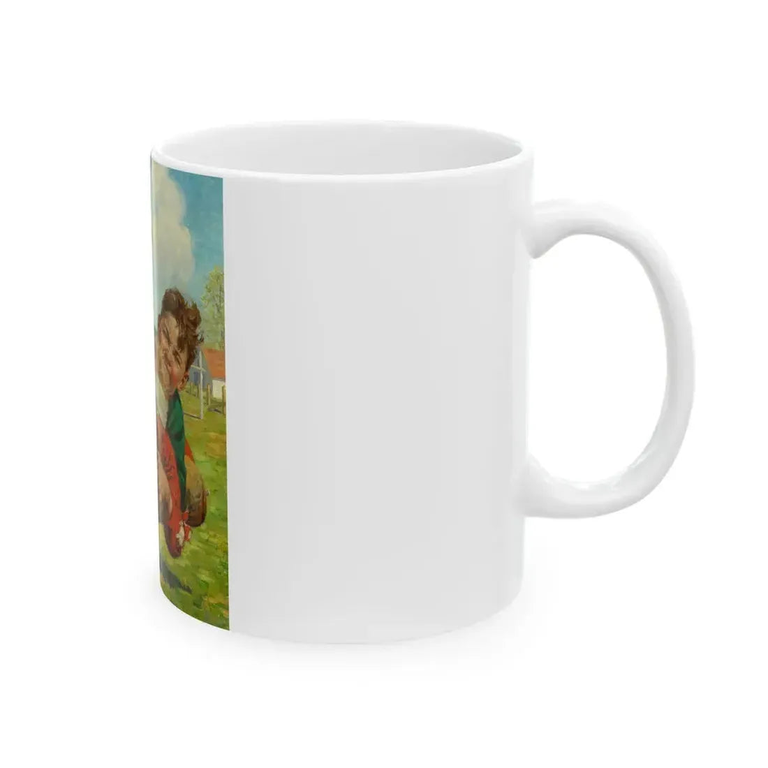 Boys Football Tackle - White Coffee Mug - Go Mug Yourself