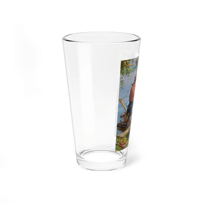 Boys on a Boat (Magazine Illustration) Pint Glass 16oz-Go Mug Yourself