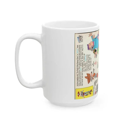 BOZO THE CLOWN ANIMATED CARTOONS JUST KEEP LAUGHING (VHS COVER) - White Coffee Mug - Go Mug Yourself