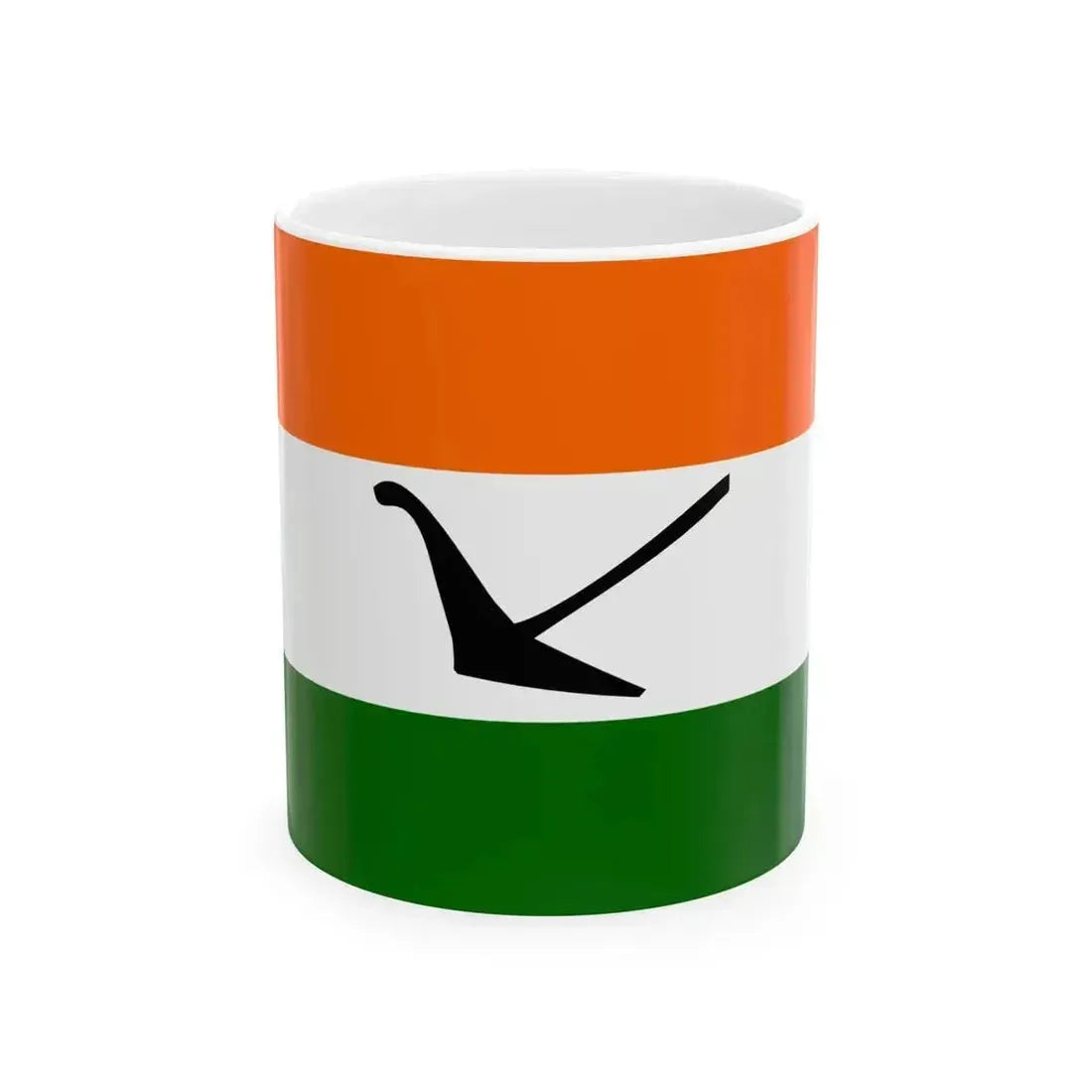 BPF-Flag (India) White Coffee Mug 11oz - Go Mug Yourself