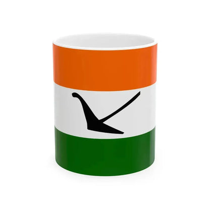 BPF-Flag (India) White Coffee Mug 11oz - Go Mug Yourself