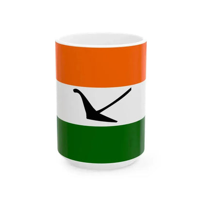 BPF-Flag (India) White Coffee Mug 15oz - Go Mug Yourself