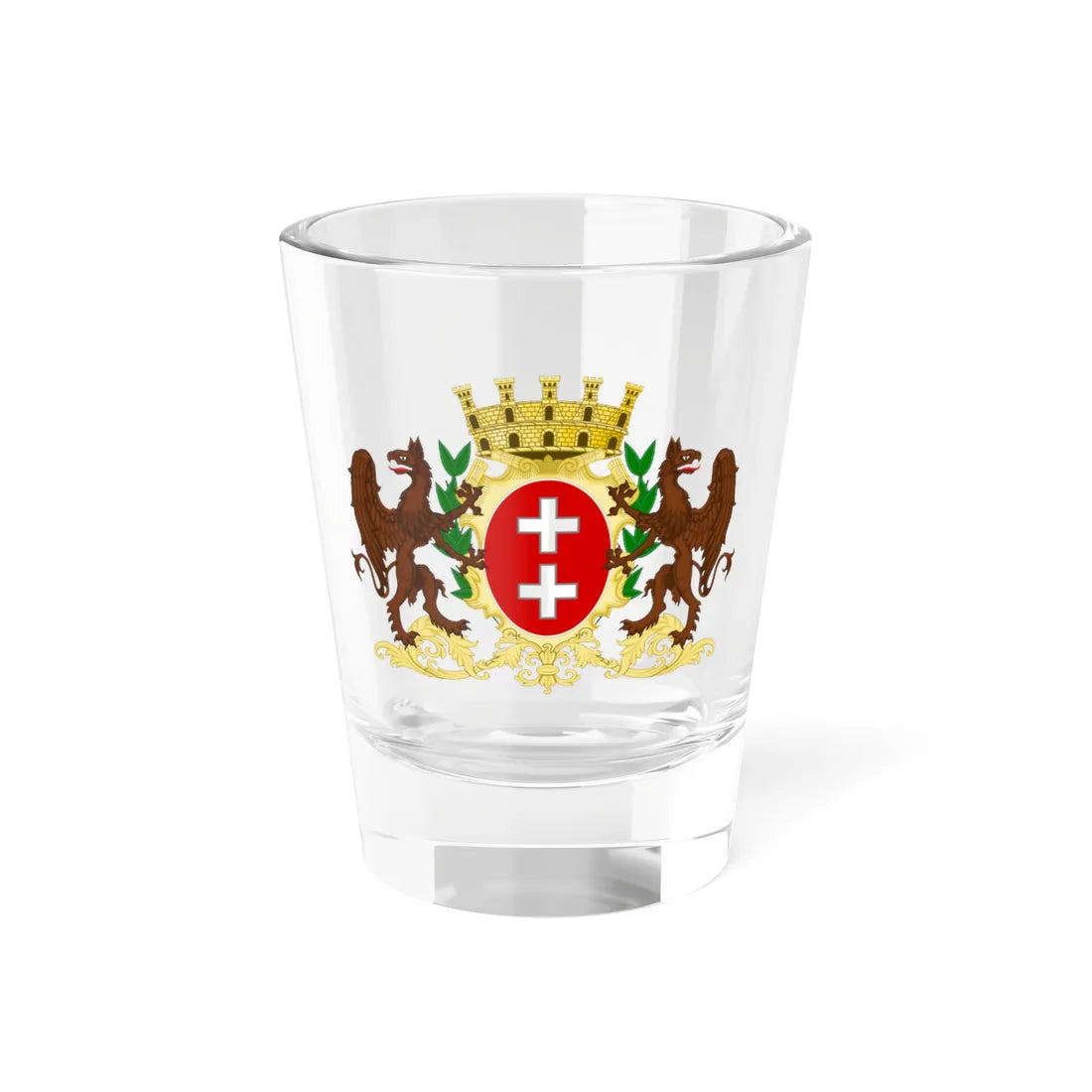 Bra-Stemma antico (Italy) (Coat of Arms) Shot Glass 1.5oz 1.5oz - Go Mug Yourself