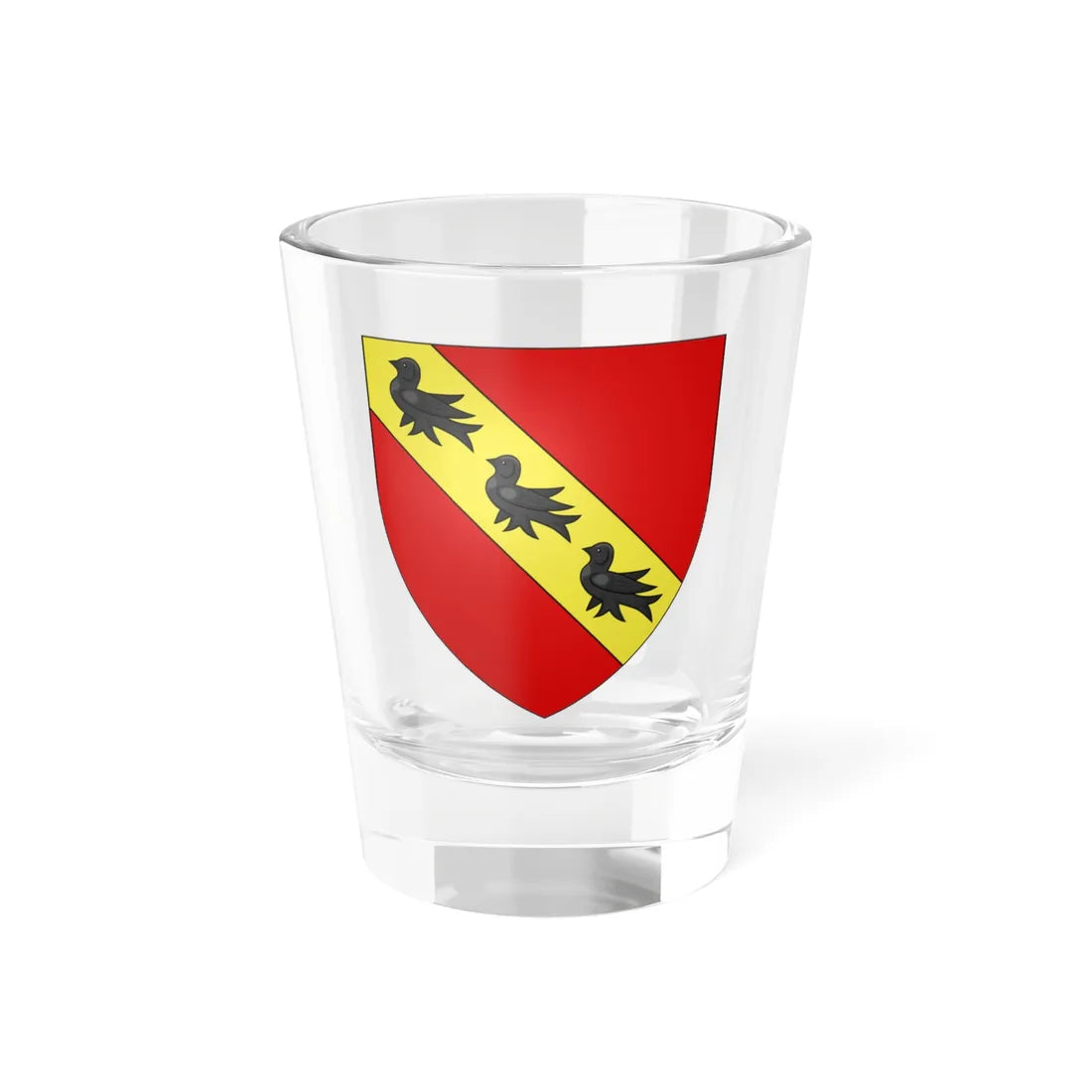 Brabazon arms (Ireland) (Coat of Arms) Shot Glass 1.5oz 1.5oz - Go Mug Yourself