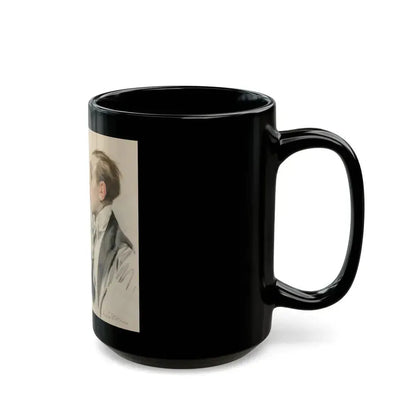Bracing a Slacker, 1917 - Black Coffee Mug - Go Mug Yourself