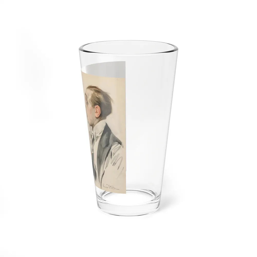 Bracing a Slacker, 1917 (Magazine Illustration) Pint Glass 16oz-Go Mug Yourself