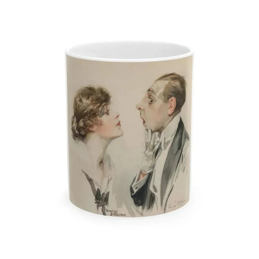 Bracing a Slacker, 1917 - White Coffee Mug 11oz - Go Mug Yourself