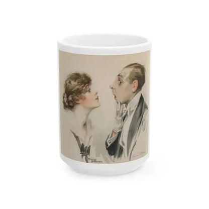 Bracing a Slacker, 1917 - White Coffee Mug 15oz - Go Mug Yourself