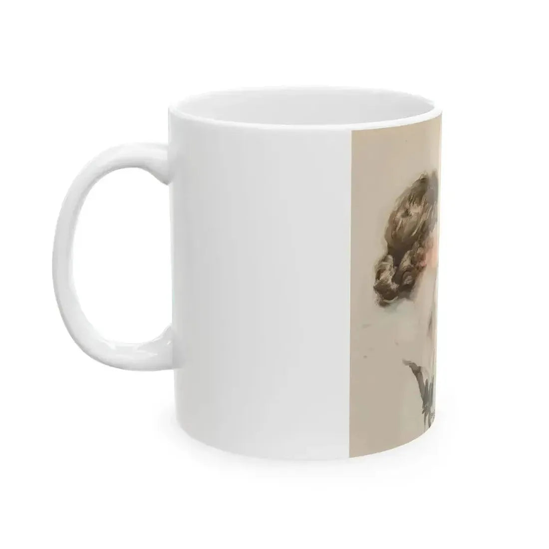 Bracing a Slacker, 1917 - White Coffee Mug - Go Mug Yourself