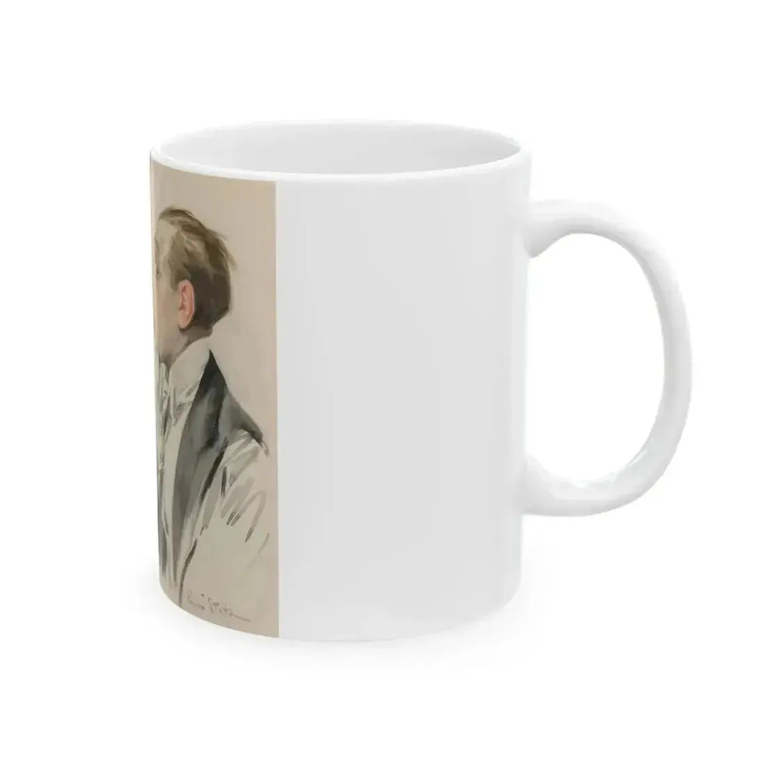 Bracing a Slacker, 1917 - White Coffee Mug - Go Mug Yourself