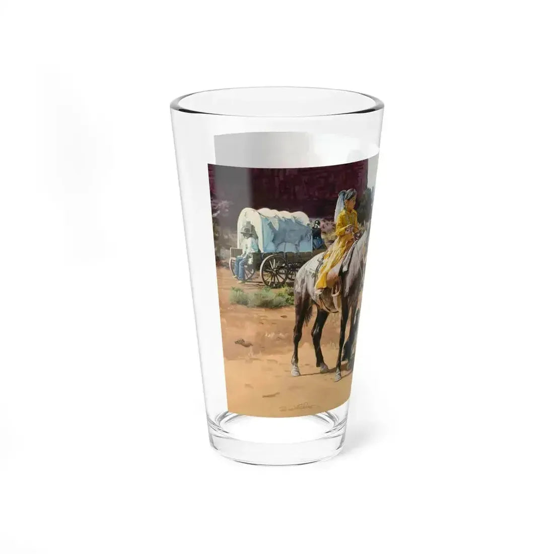Brad Schmidt, Tagalong (Native Americans in Art) Pint Glass 16oz - Go Mug Yourself