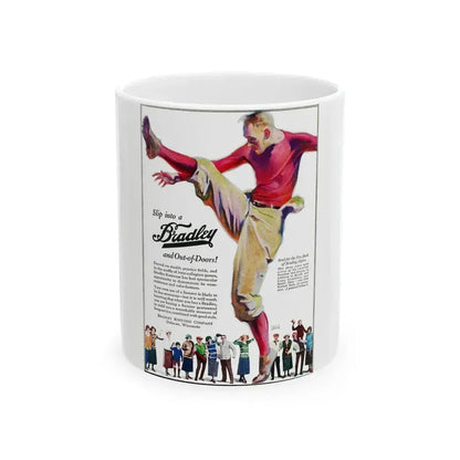 Bradley advertisement - White Coffee Mug 11oz - Go Mug Yourself